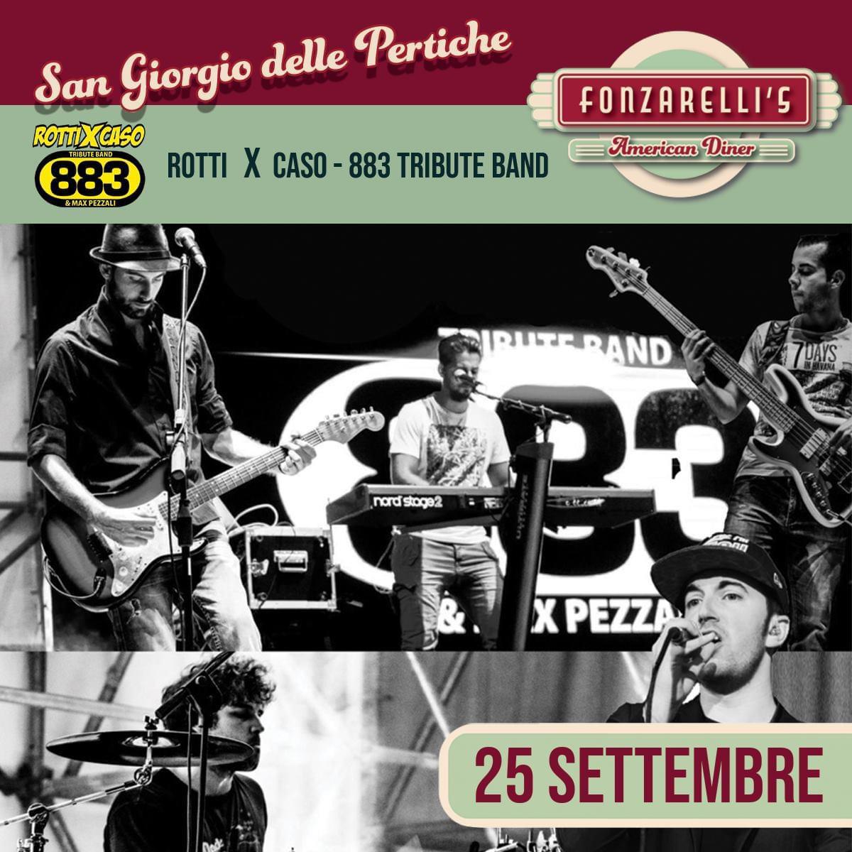 Da Fonzarelli's venerdì 25 settembre concerto dei Rotti x Caso - 883 Tribute Band